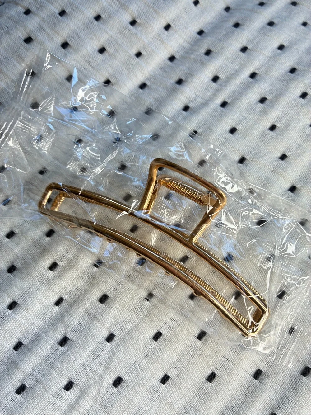 Gold Geometric Hair Clip